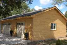 Cedar Log Siding
